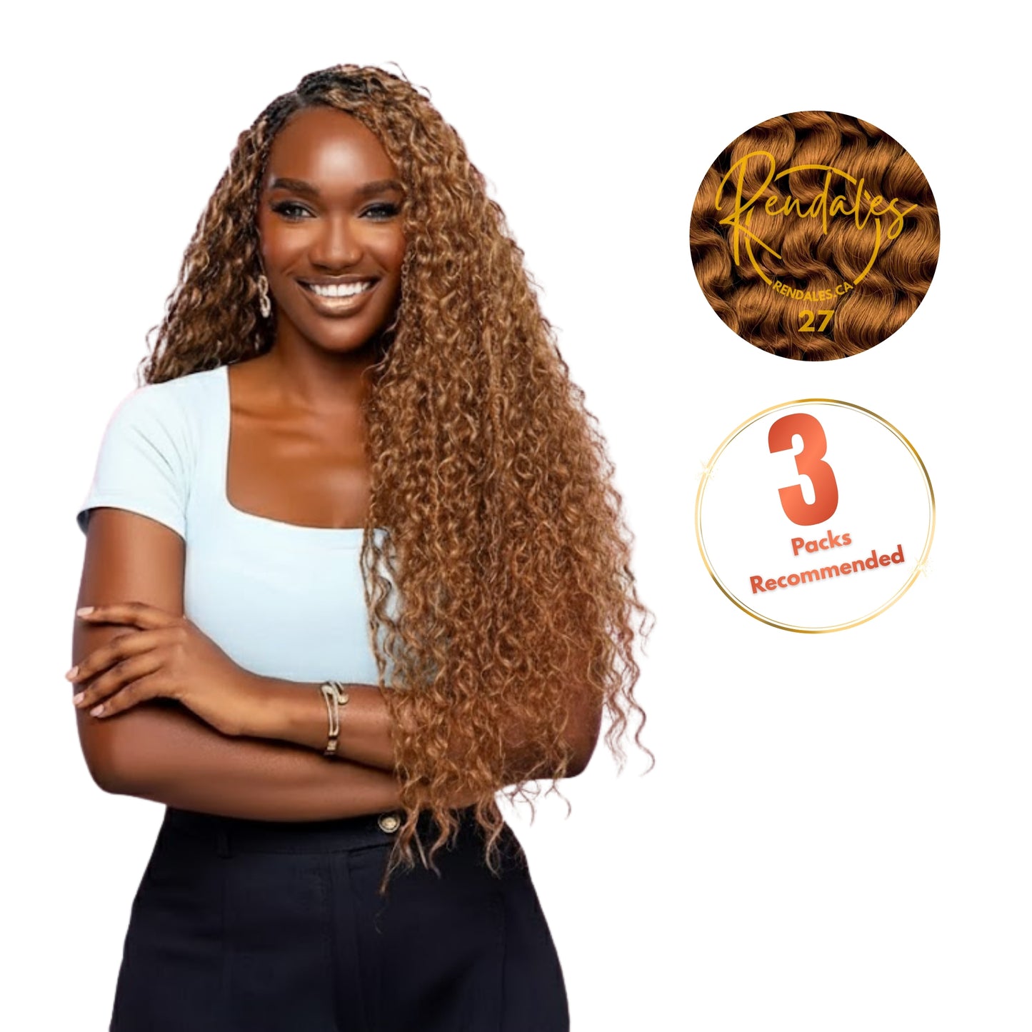 Lush Hair Dancing Curls Bulk, 19", 180g