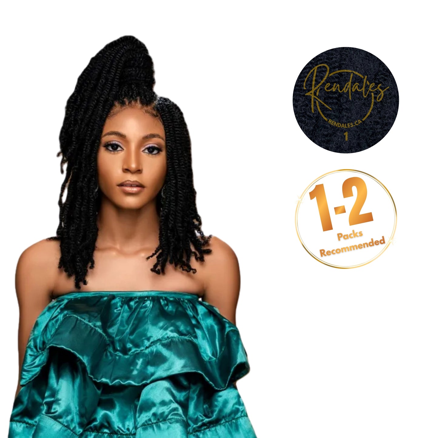 Lush Hair Kinky Twist Bulk, 28", 150g