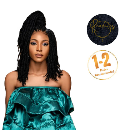 Lush Hair Kinky Twist Bulk, 28", 150g