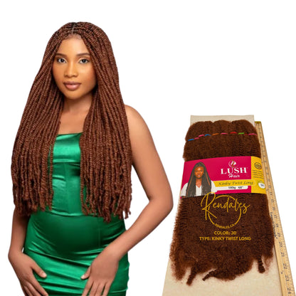 Lush Hair Kinky Twist Long, 68", 180g