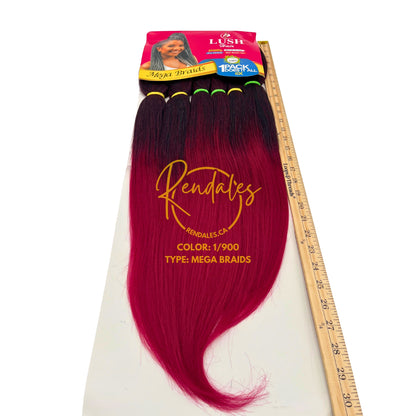 Lush Hair Mega Braids, 55", 360g
