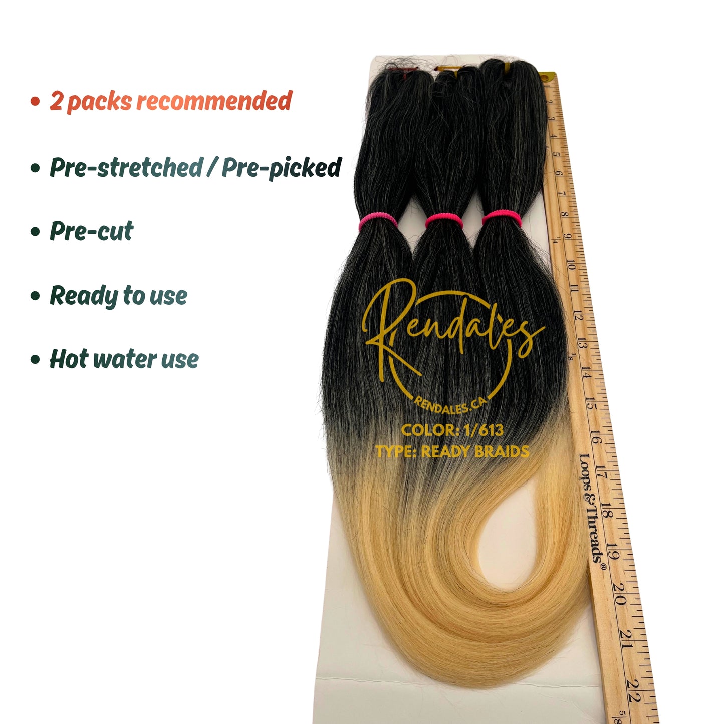 Lush Hair Ready Braids, 24", 180g