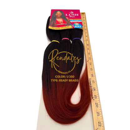 Lush Hair Ready Braids, 24", 180g
