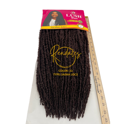 Lush Hair Sasha Locs, 22", 360g