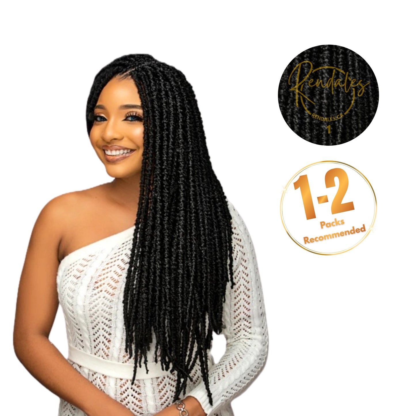 Lush Hair Sasha Locs, 22", 360g