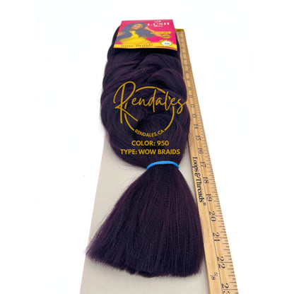 Lush Hair Wow Braids, 82", 230g