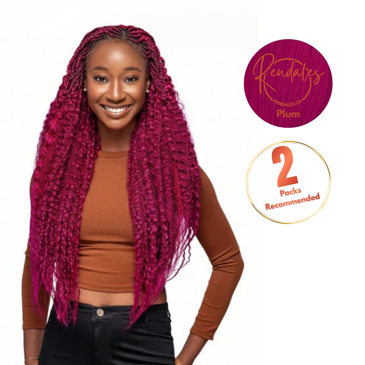 Lush Hair Wow Braids, 82", 230g