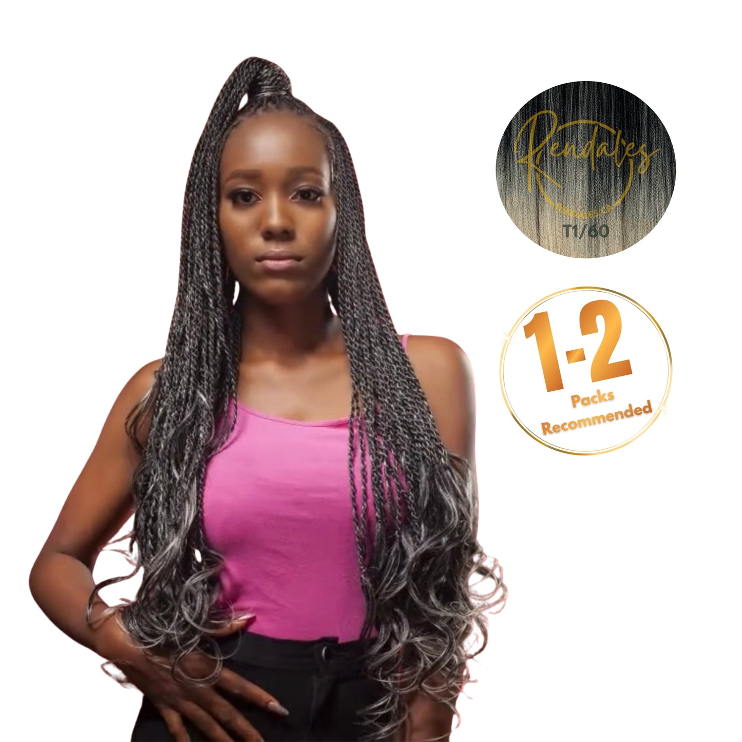 X-Pression Amanda Braid, 30", 210g