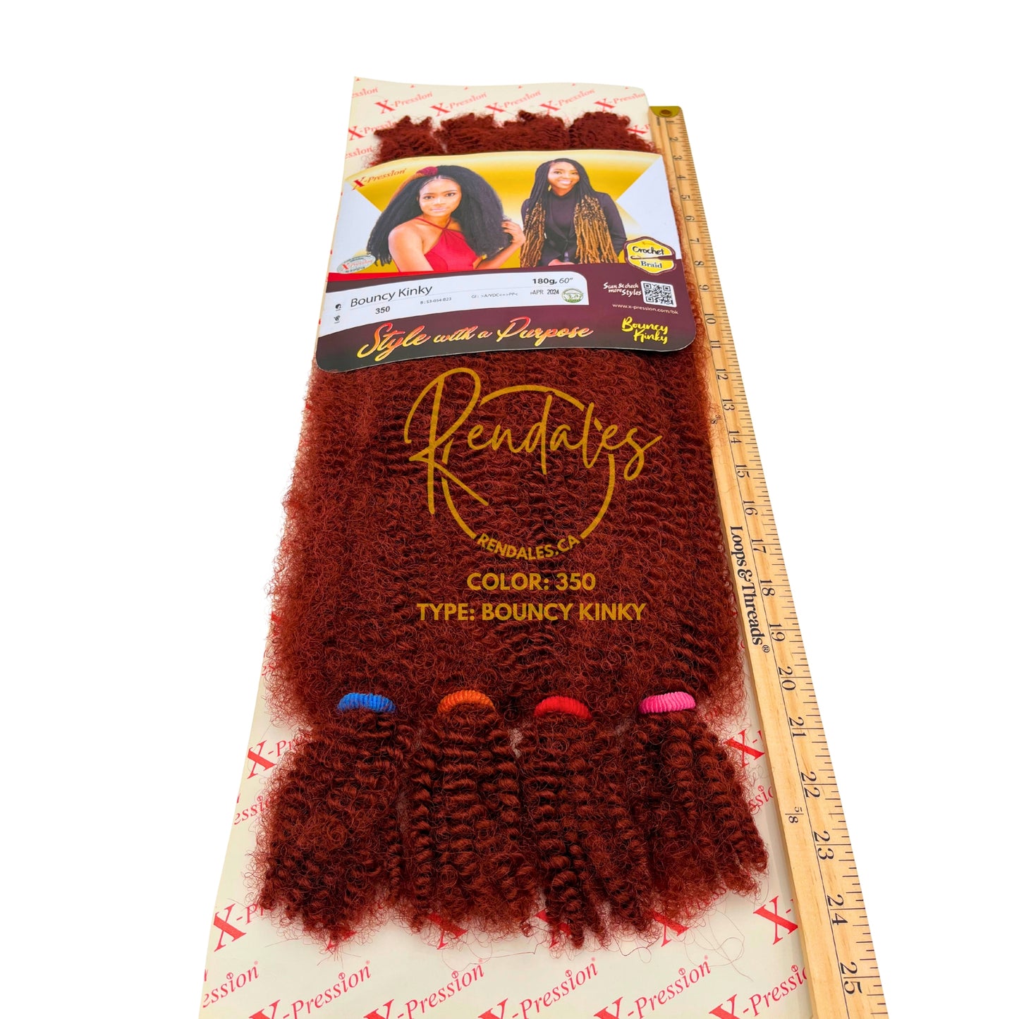 X-Pression Bouncy Kinky, 60", 180g