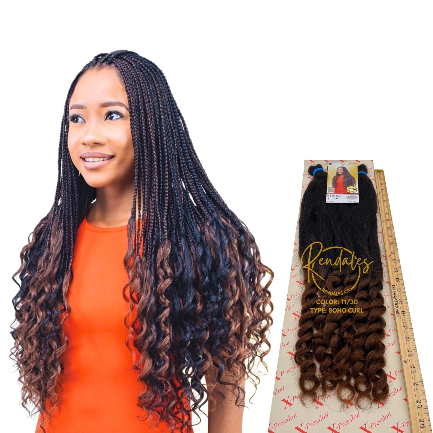X-Pression Boho Curl, 60", 240g