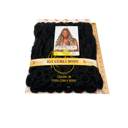 X-Pression 12X Curly Body, 54", 300g