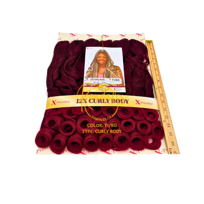 X-Pression 12X Curly Body, 54", 300g