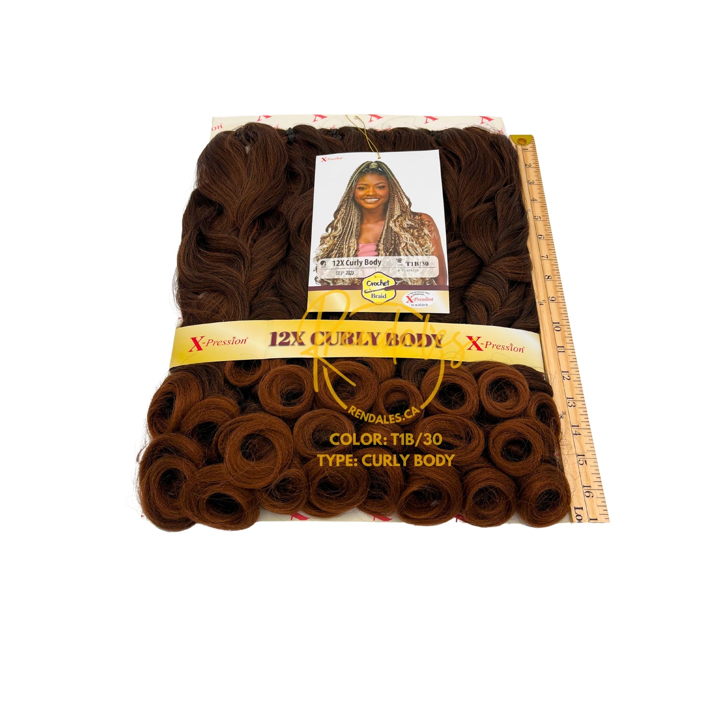 X-Pression 12X Curly Body, 54", 300g