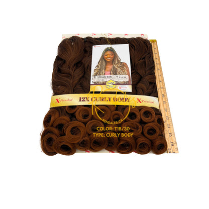 X-Pression 12X Curly Body, 54", 300g