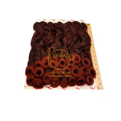 X-Pression 12X Curly Body French Curls (54")