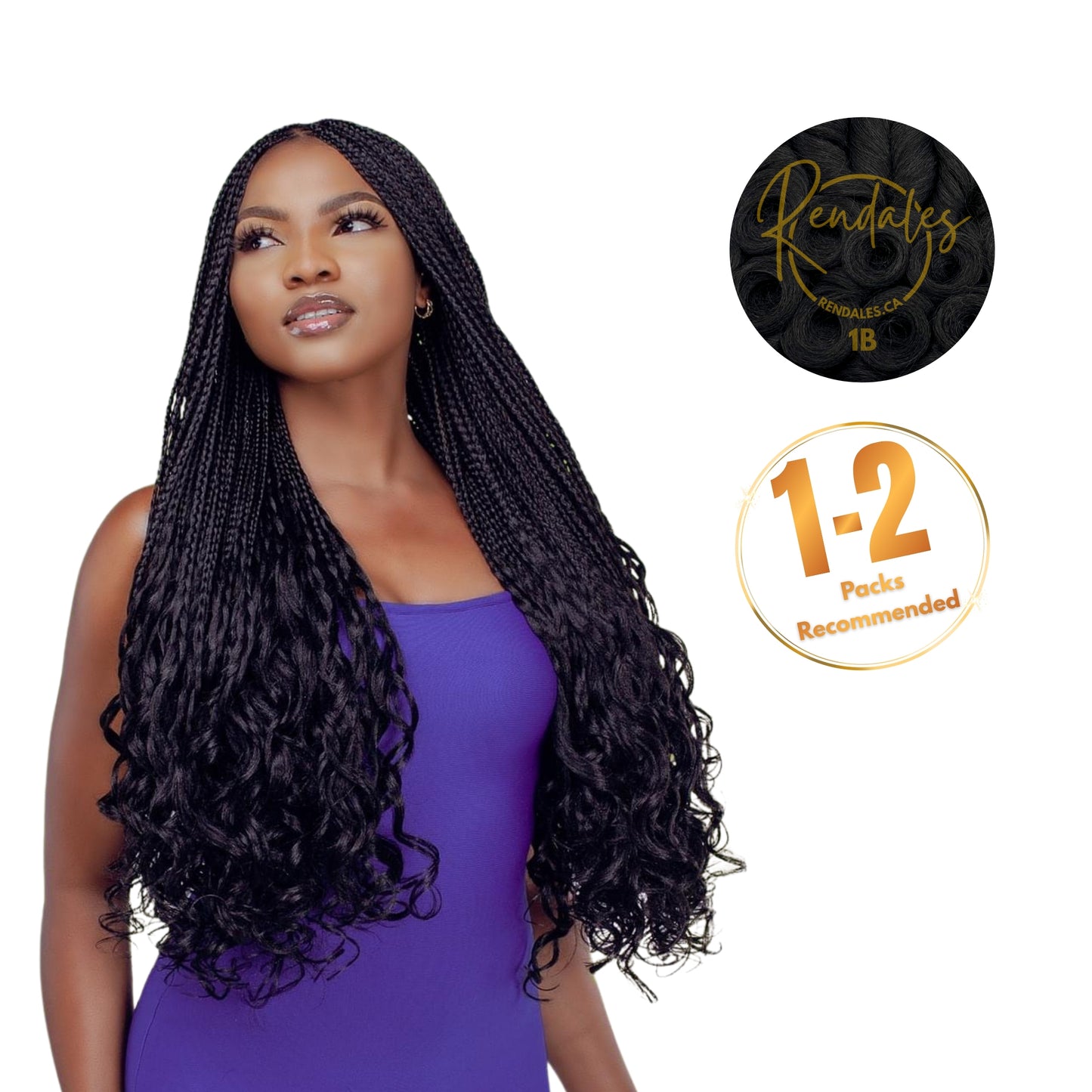 X-Pression 12X Curly Body, 54", 300g