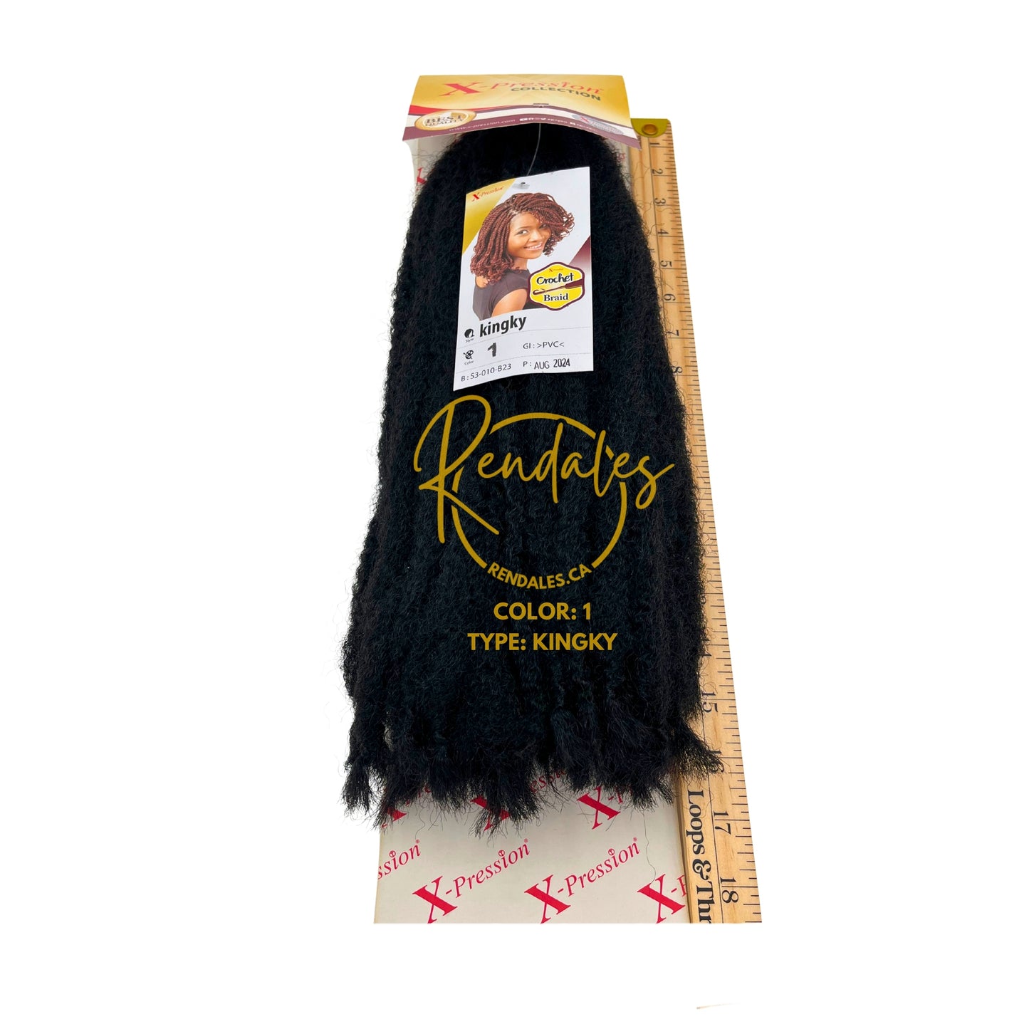 X-Pression Kingky Braid, 53", 100g