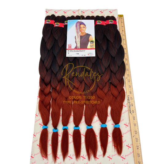 X-Pression 7X Pre-stretched Braid (52”)