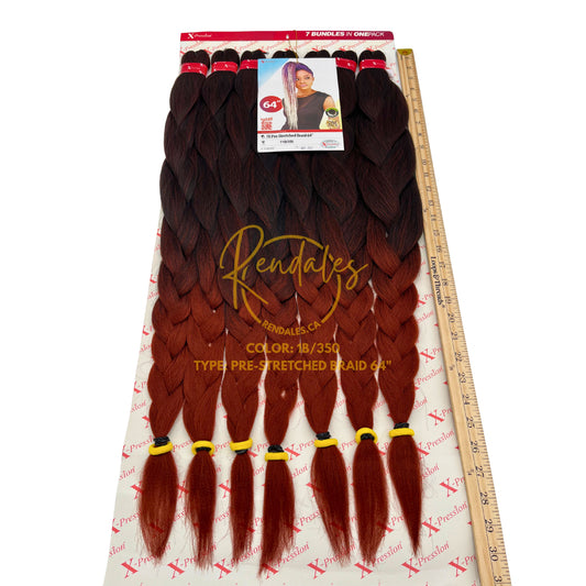 X-Pression 7X Pre-stretched Braid (64”)