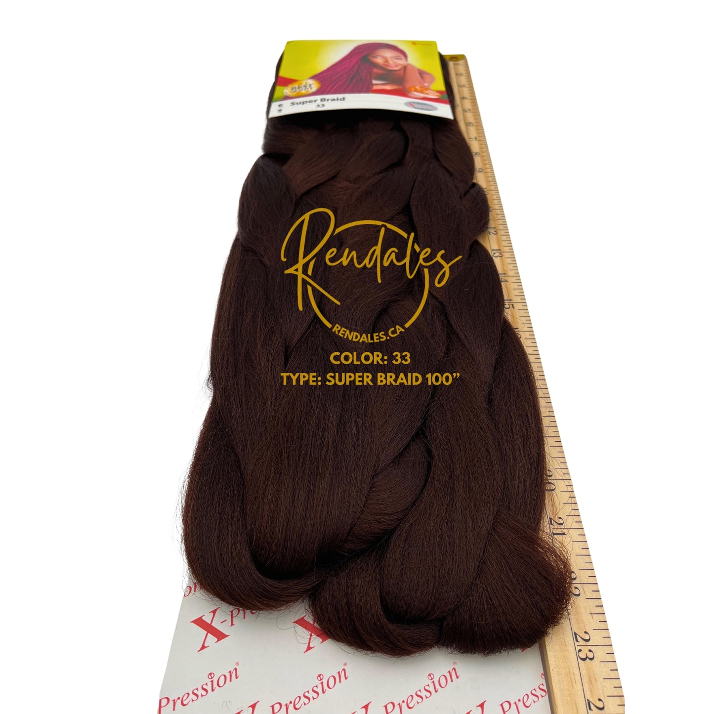 X-Pression Super Braid, 100", 330g