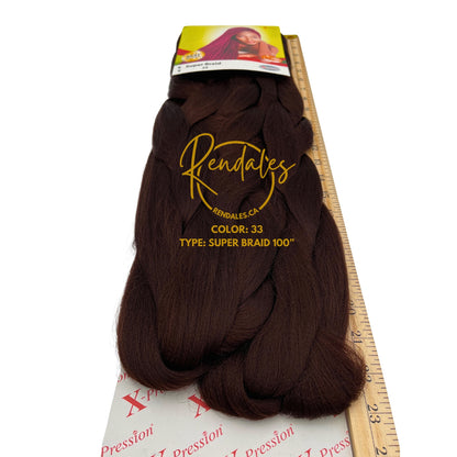 X-Pression Super Braid, 100", 330g
